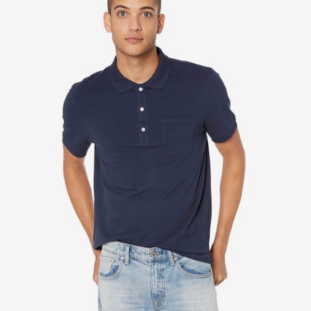 J. Crew Stretch Pique Polo